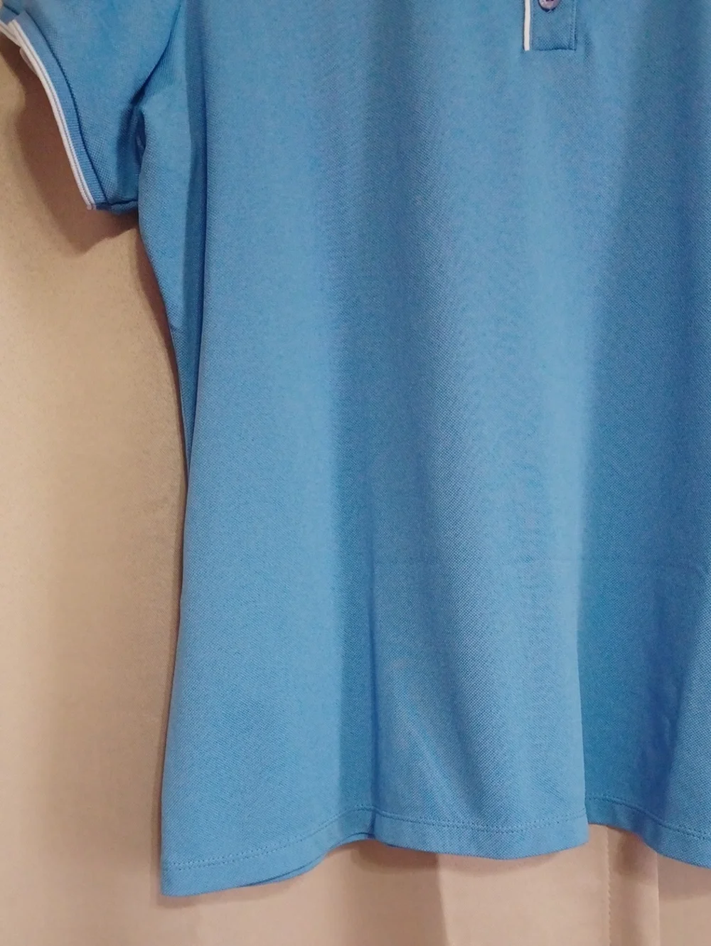 Antigua Women's Performance Golf Polo Shirt Light Blue White Trim Size XL - Picture 8 of 14